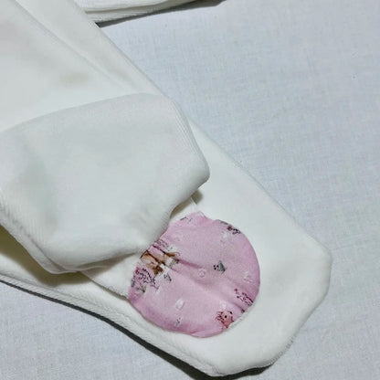 Conjunto de 2 peças em veludo bebé