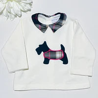 Conjunto camisa e calção xadrez de bebé