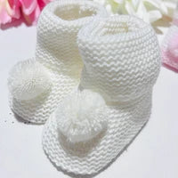 Carapins bebé malha - pompom