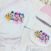 Conjunto interior 100% algodão bebé Disney - Várias cores
