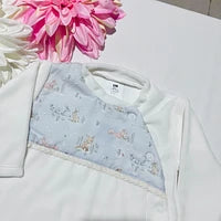 Babygrow de Veludo tema floresta encantada bebé