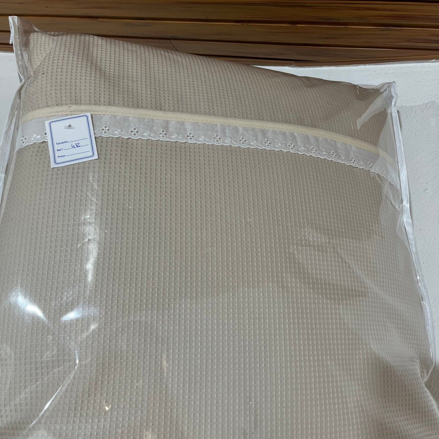 Conjunto Renda - Edredom + protector + Almofada  para Cama de Grades