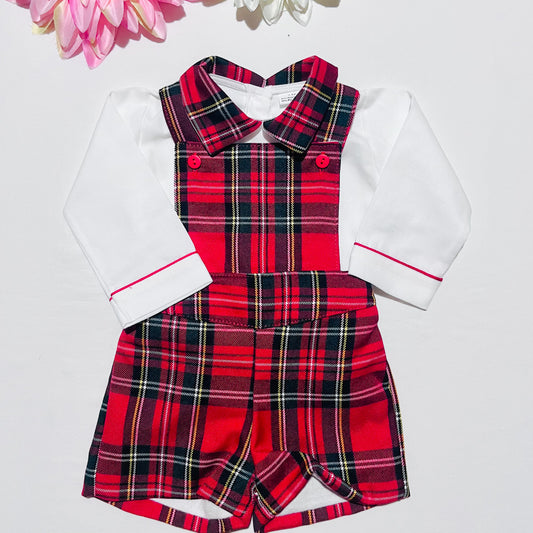 Conjunto bebé - Jardineira e Camisa