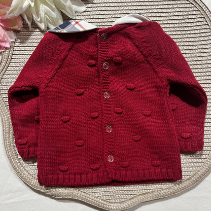 Conjunto Xadrez para bebé - 1 aos 12M - Vermelho