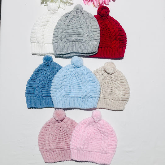 Gorro bebé em malha