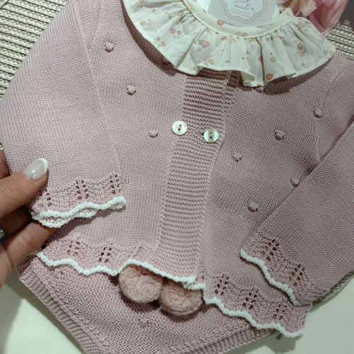 Conjunto Maria  em malha - 1 aos 12M