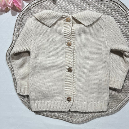 Conjunto em malha para bebé - 1/3M - Areia