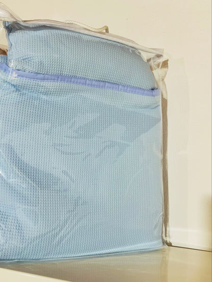 Edredom + almofada para Next 2 me - Azul bebé