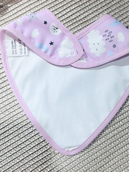Bandana de bebé impermeável - Varios padrões e cores