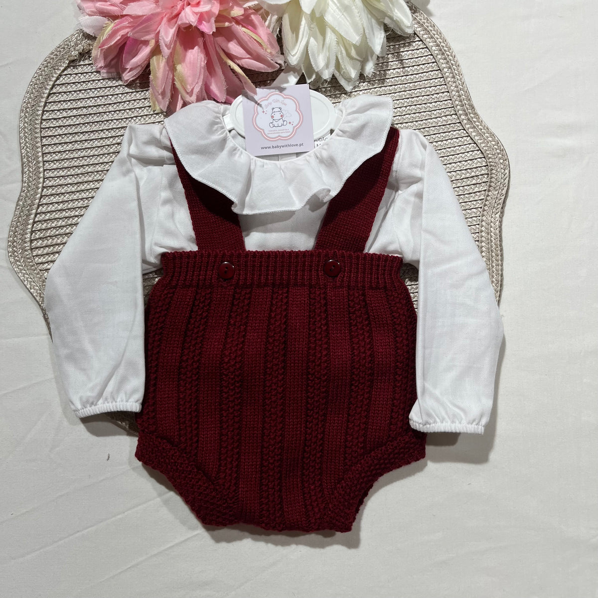 Conjunto 3 peças  para bebé - 3 e 6 M
