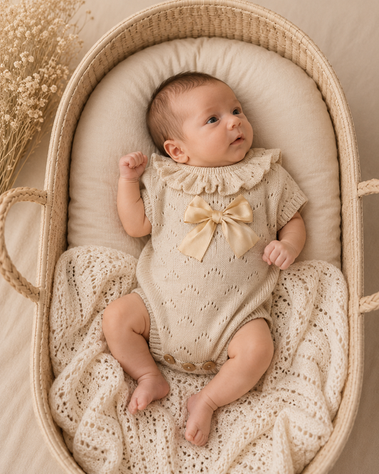 Fofo clássico para bebé menina -0/3M Areia