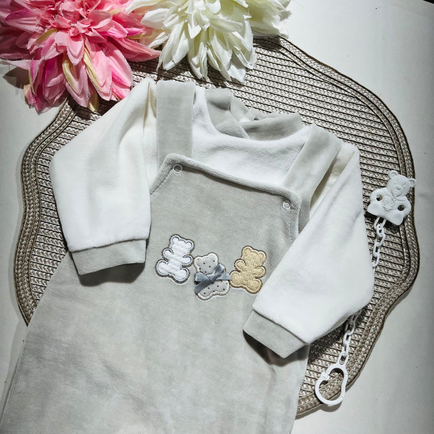Conjunto para bebé - 3 Ursos - 1M