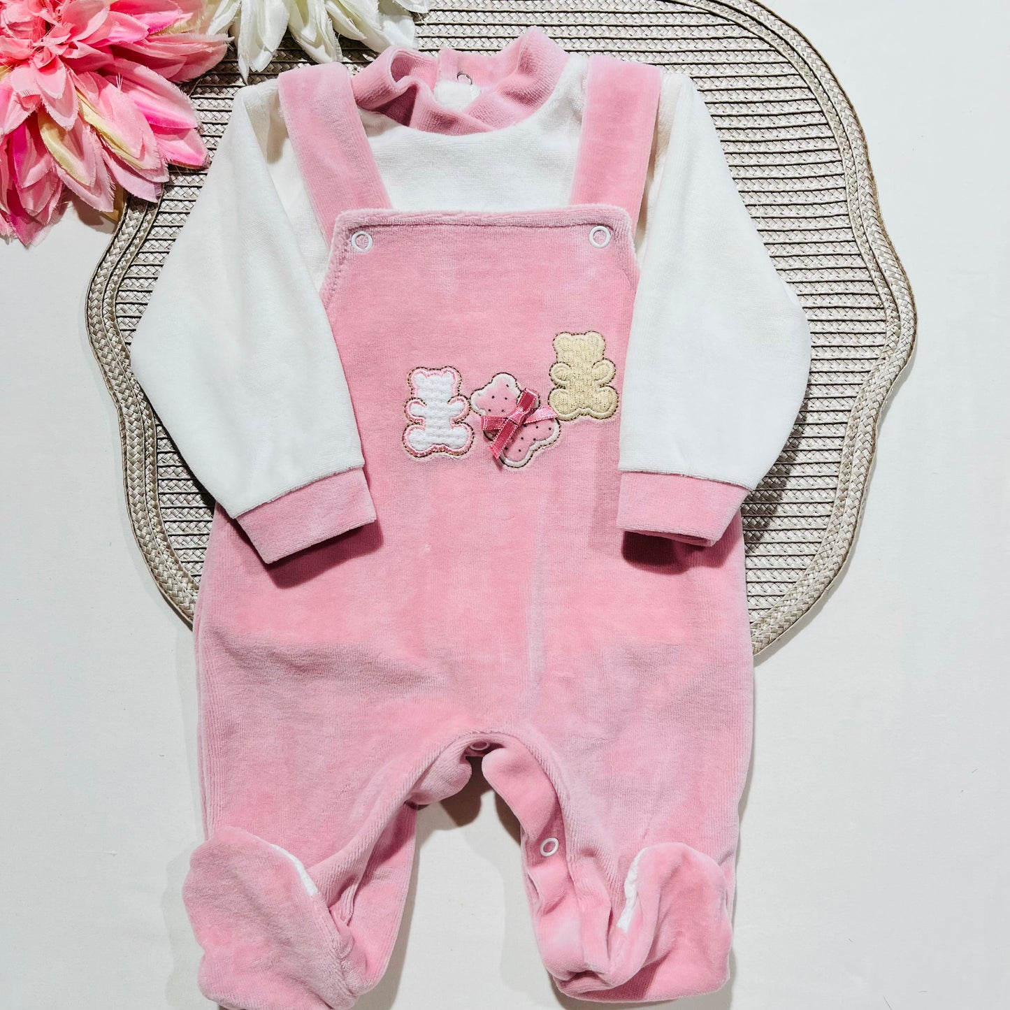 Conjunto para bebé - 3 Ursos - 1M