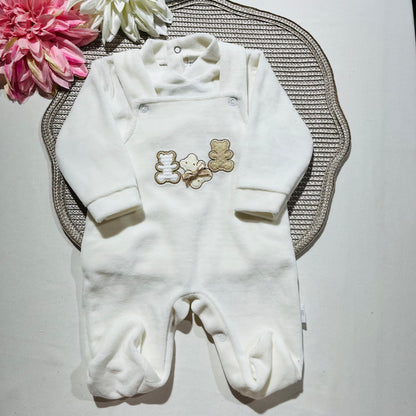 Conjunto para bebé - 3 Ursos - 1M