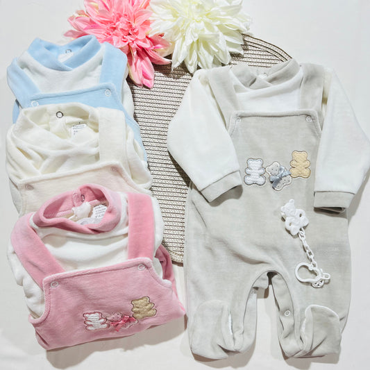 Conjunto para bebé - 3 Ursos - 1M