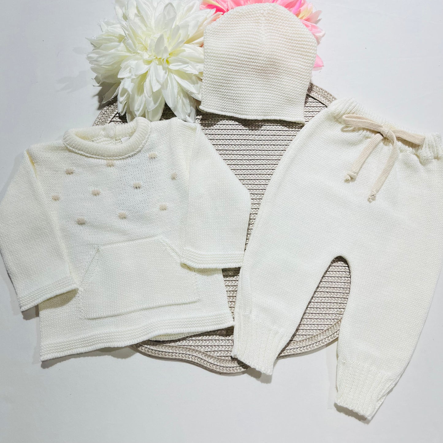 Conjunto para Bebé “Doce Encanto” – Algodão 0-3M | Saída Maternidade