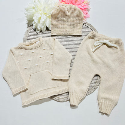 Conjunto para Bebé “Doce Encanto” – Algodão 0-3M | Saída Maternidade