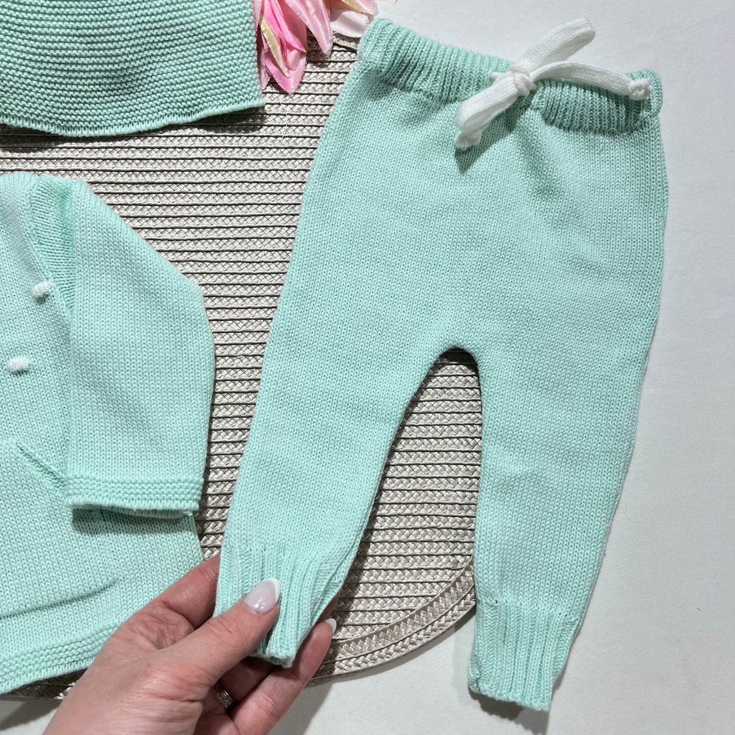 Conjunto para Bebé “Doce Encanto” – Algodão 0-3M | Saída Maternidade