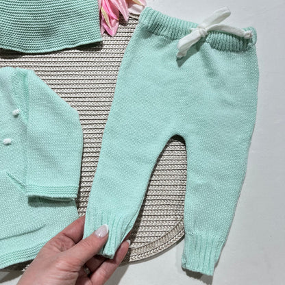 Conjunto para Bebé “Doce Encanto” – Algodão 0-3M | Saída Maternidade