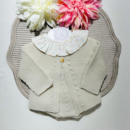 Conjunto Lili em malha para bebé - 1 aos 12M