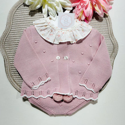 Conjunto Maria  em malha - 1 aos 12M