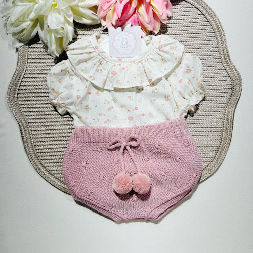 Conjunto Maria  em malha - 1 aos 12M
