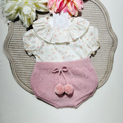 Conjunto Maria  em malha - 1 aos 12M