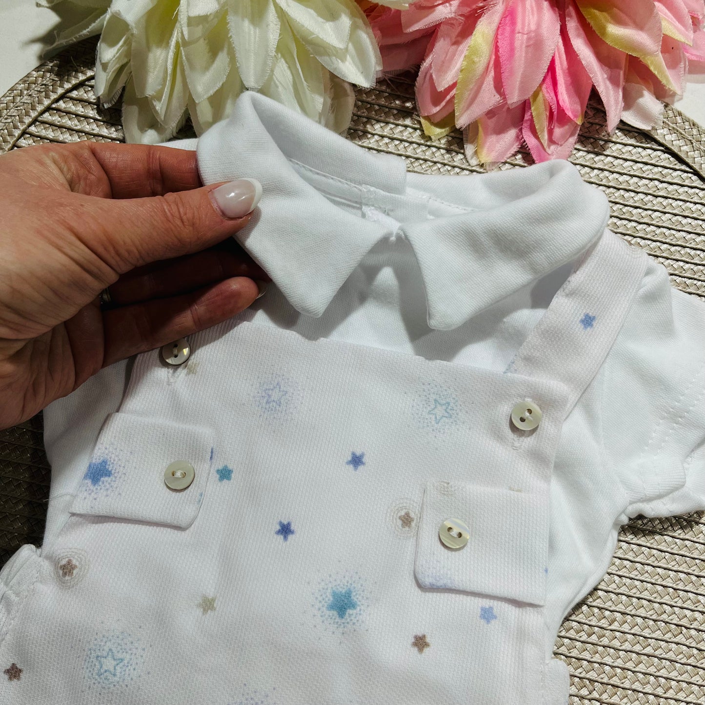 Conjunto estrela para bebé - 3 aos 12M