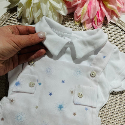 Conjunto estrela para bebé - 3 aos 12M