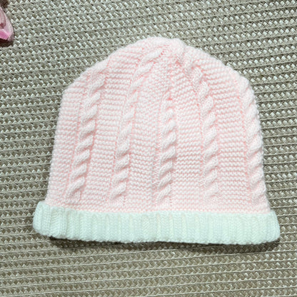 Conjunto para bebé - Fofo, camisola e gorro - 1/3M - Rosa bebé