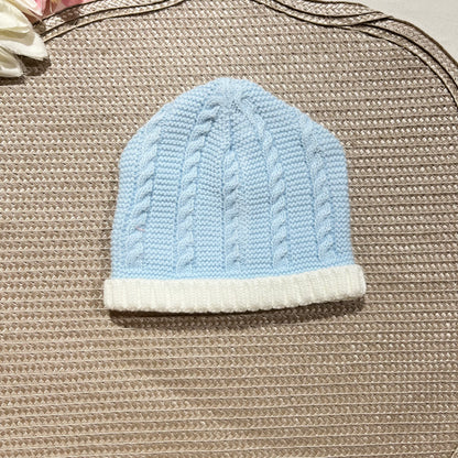 Conjunto para bebé - Fofo, camisola e gorro - 1/3M - Azul bebé