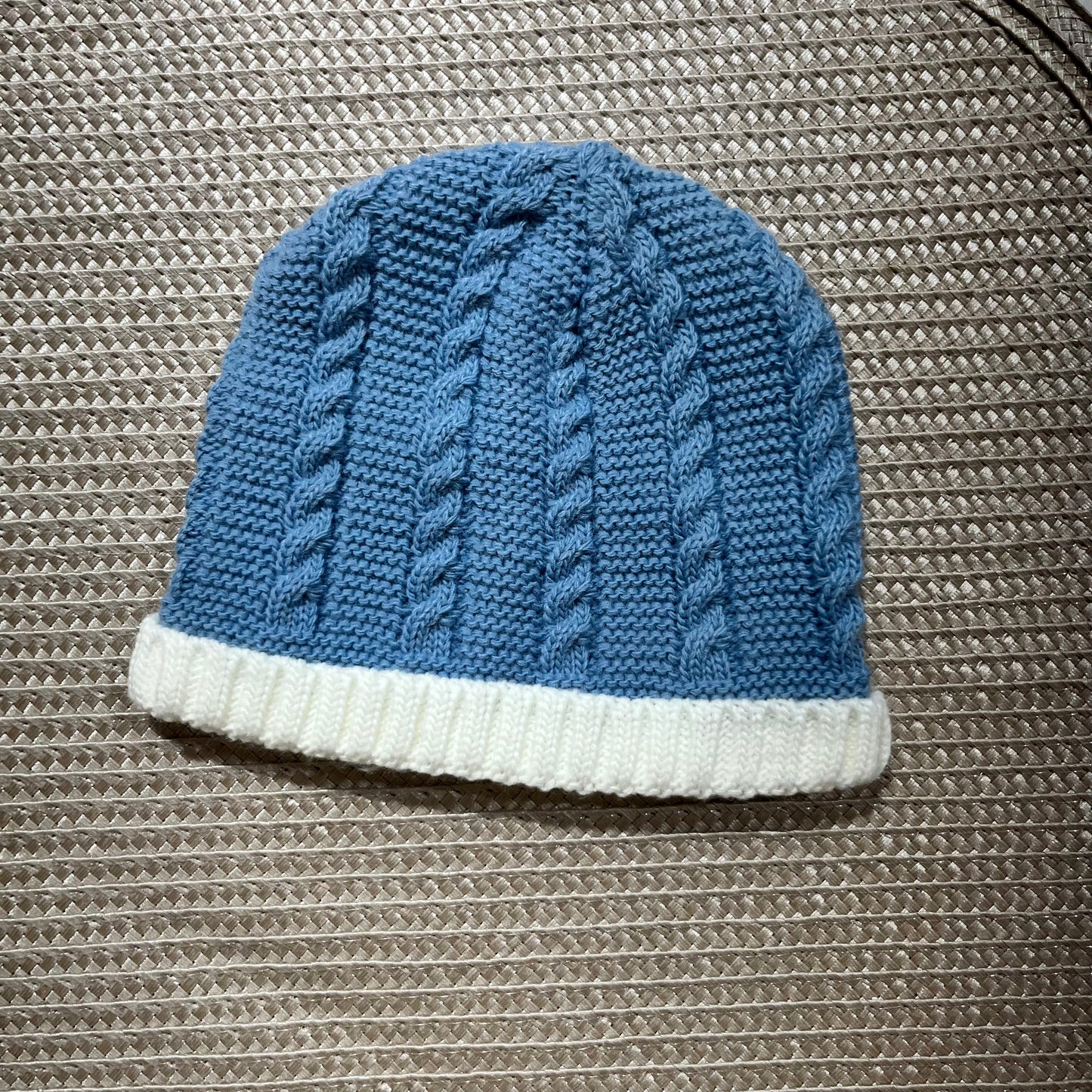 Conjunto para bebé - Fofo, camisola e gorro - 1/3M - Azul cobalto
