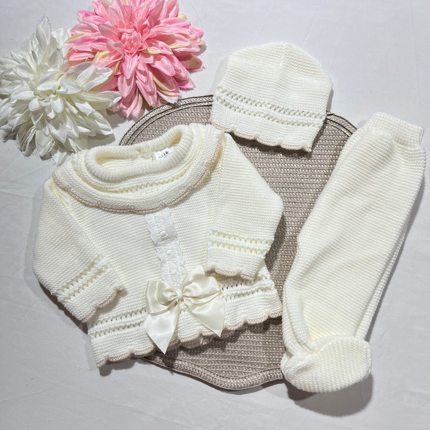 Conjunto Matilde para bebé - 3M - Pérola