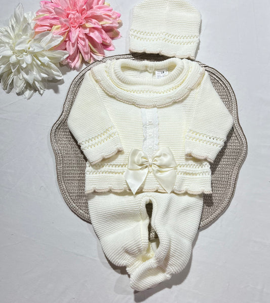Conjunto Matilde para bebé - 3M - Pérola