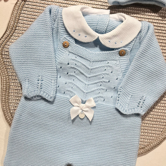 Conjunto Chérie para bebé - 1/3M - Azul bebé