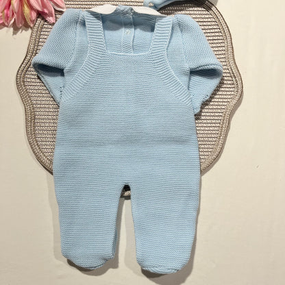 Conjunto Chérie para bebé - 1/3M - Azul bebé