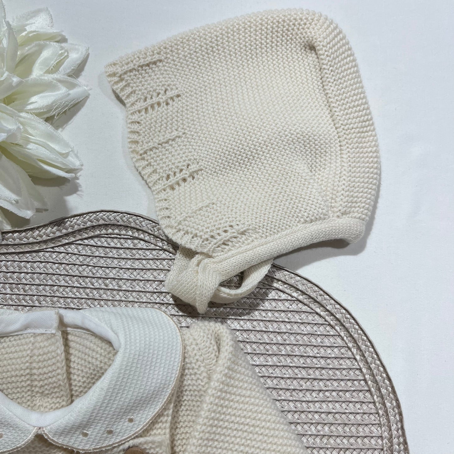 Conjunto Chérie para bebé - 1/3M - Areia