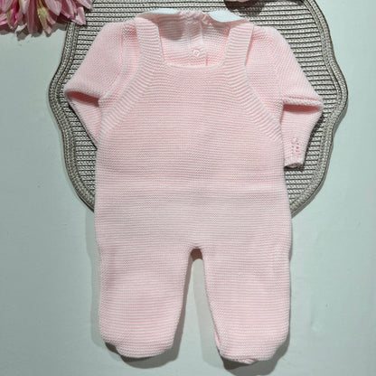 Conjunto Chérie para bebé - 1/3M - Rosa bebé