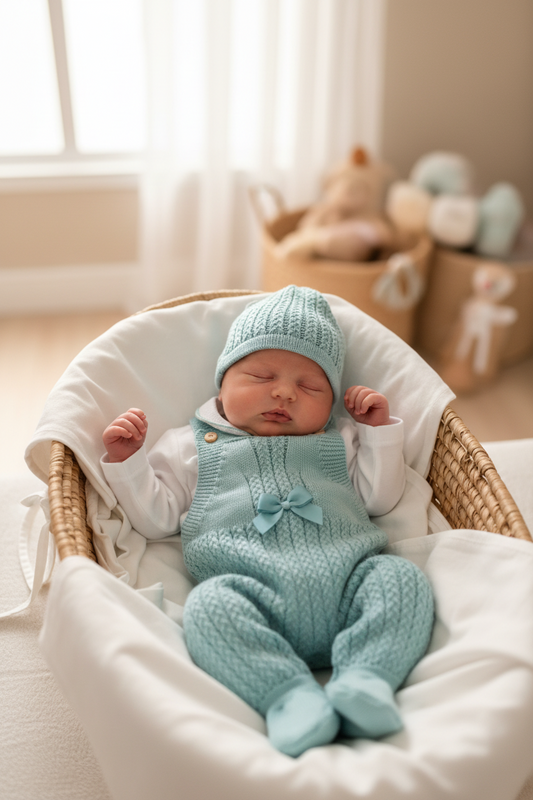 Conjunto Doce para bebé - 1M - Verde água