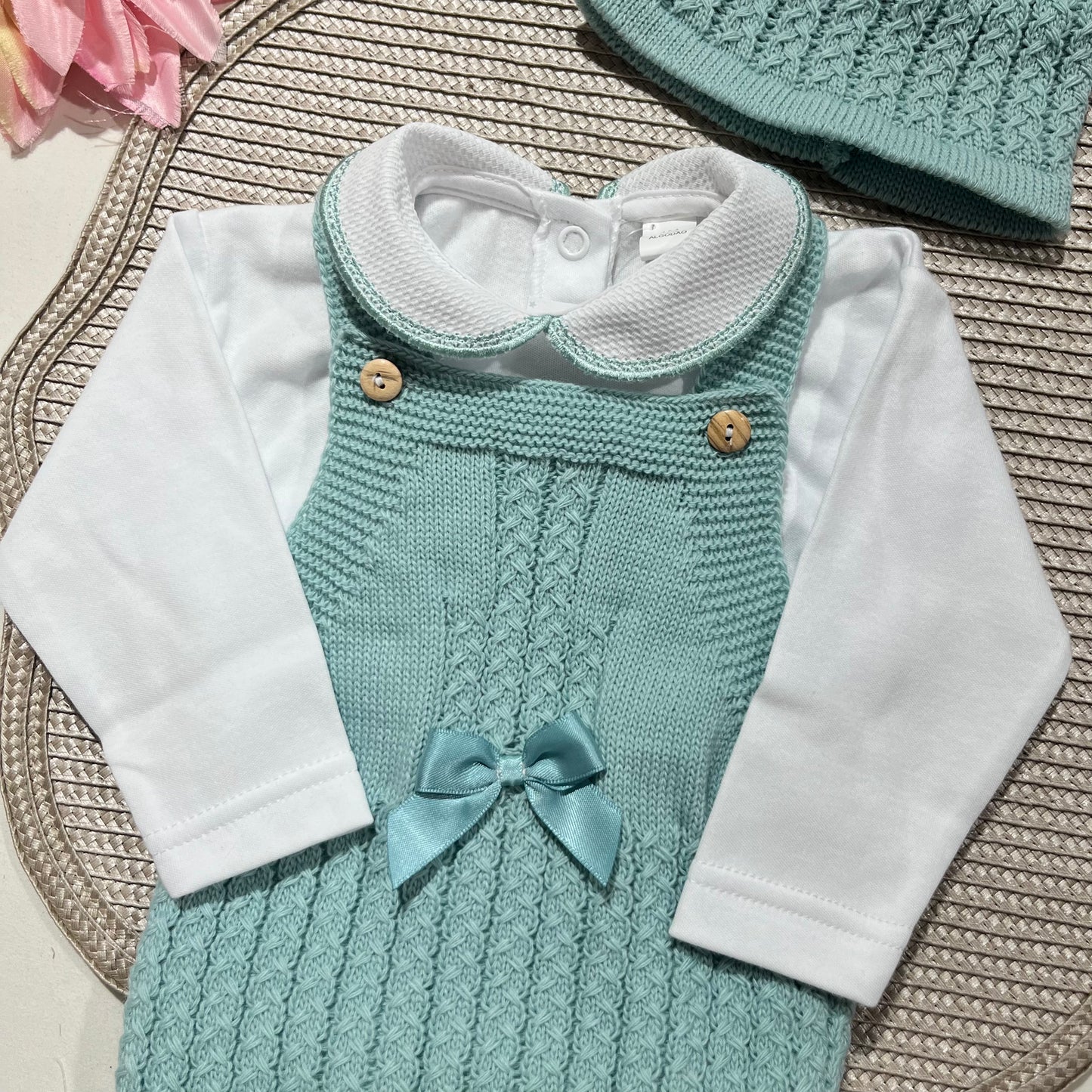 Conjunto Doce para bebé - 1M - Verde água
