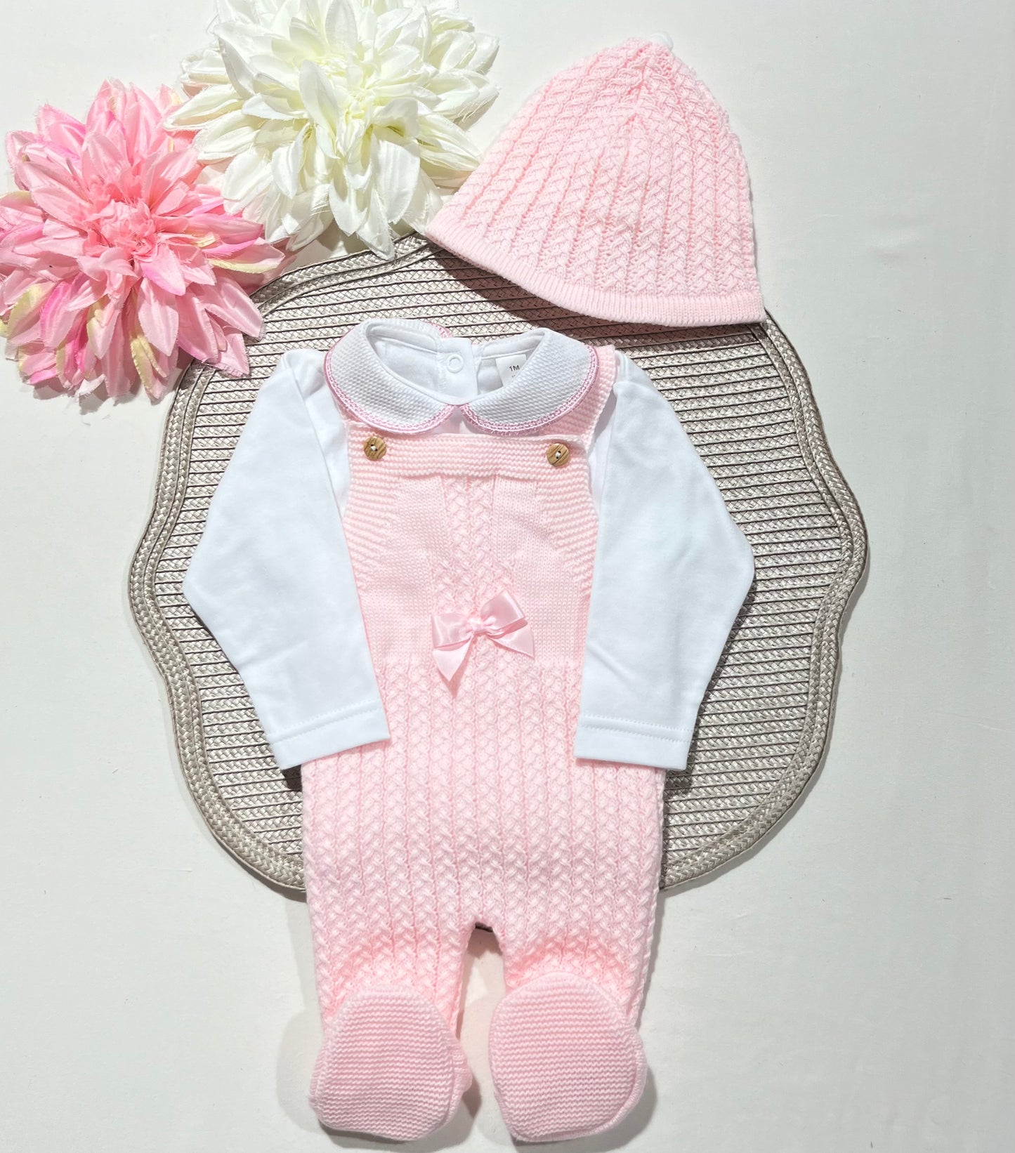 Conjunto Doce para bebé - 1M - Rosa bebé