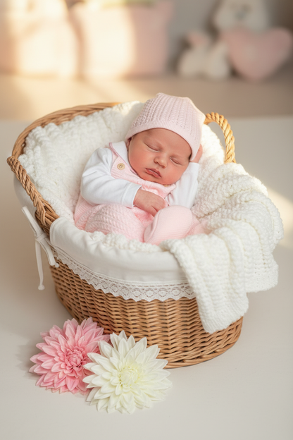 Conjunto Doce para bebé - 1M - Rosa bebé