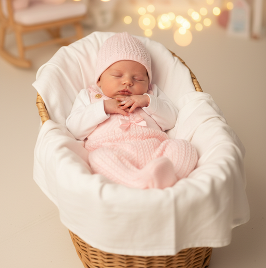 Conjunto Doce para bebé - 1M - Rosa bebé