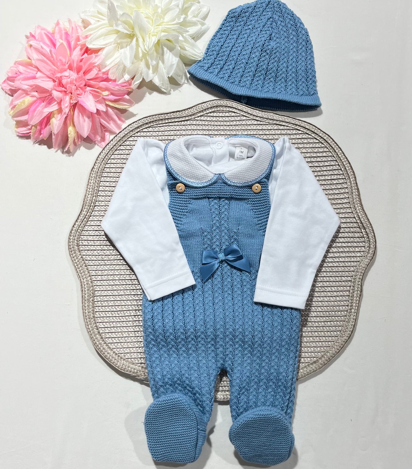 Conjunto Doce para bebé - 1M - Azul cobalto