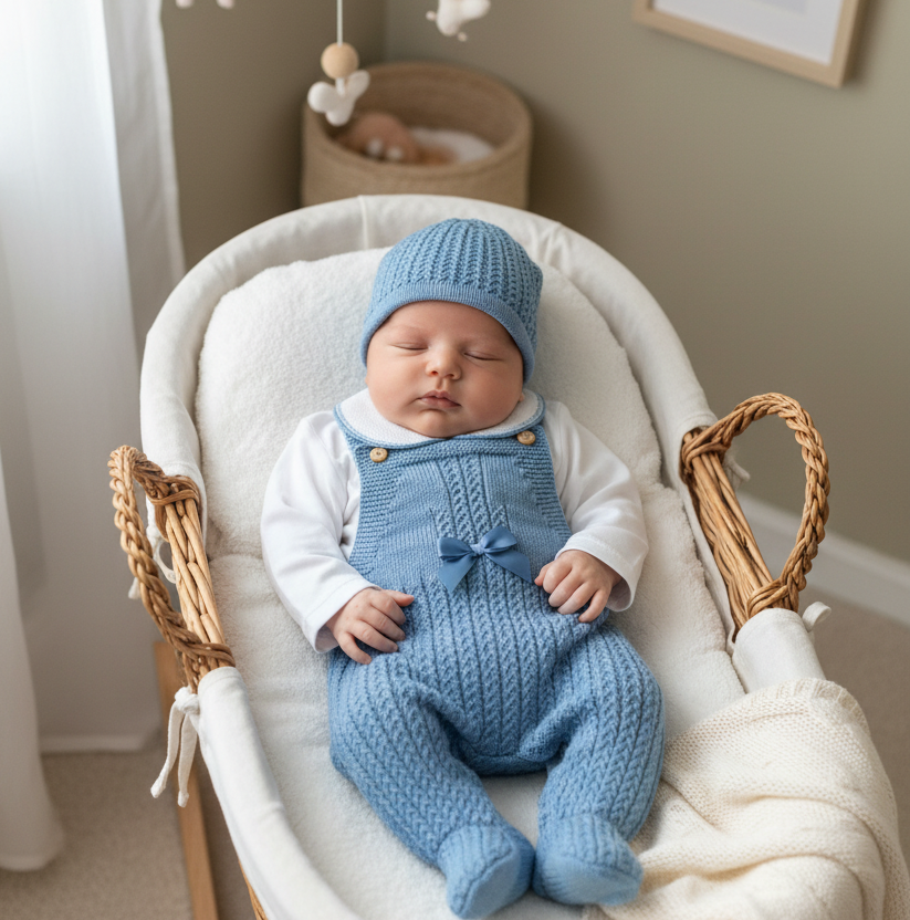 Conjunto Doce para bebé - 1M - Azul cobalto