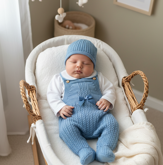 Conjunto Doce para bebé - 1M - Azul cobalto