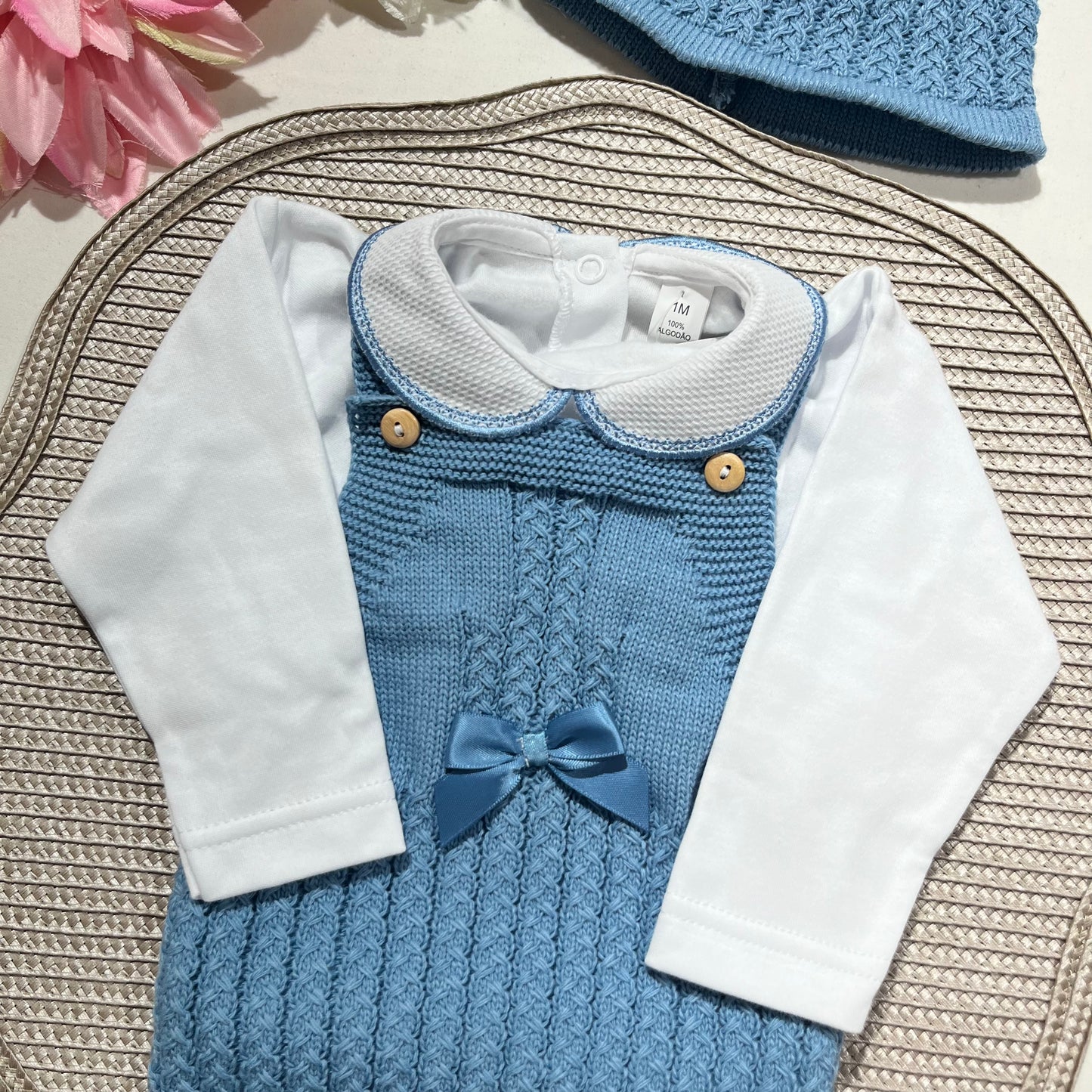 Conjunto Doce para bebé - 1M - Azul cobalto