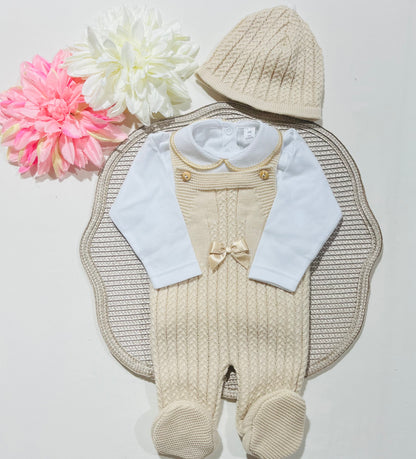 Conjunto Doce para bebé - 1M - Areia