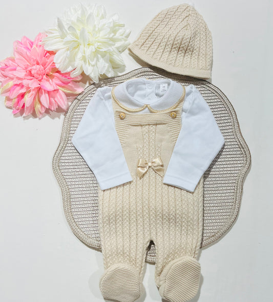 Conjunto Doce para bebé - 1M - Areia
