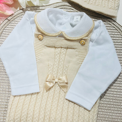 Conjunto Doce para bebé - 1M - Areia